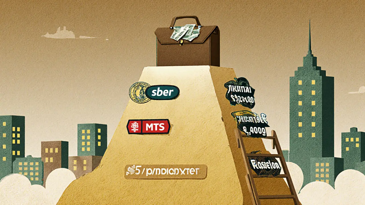 Лестница цен лицензий от 5 до 500 сотрудников с логотипами крупных компаний на ступенях.