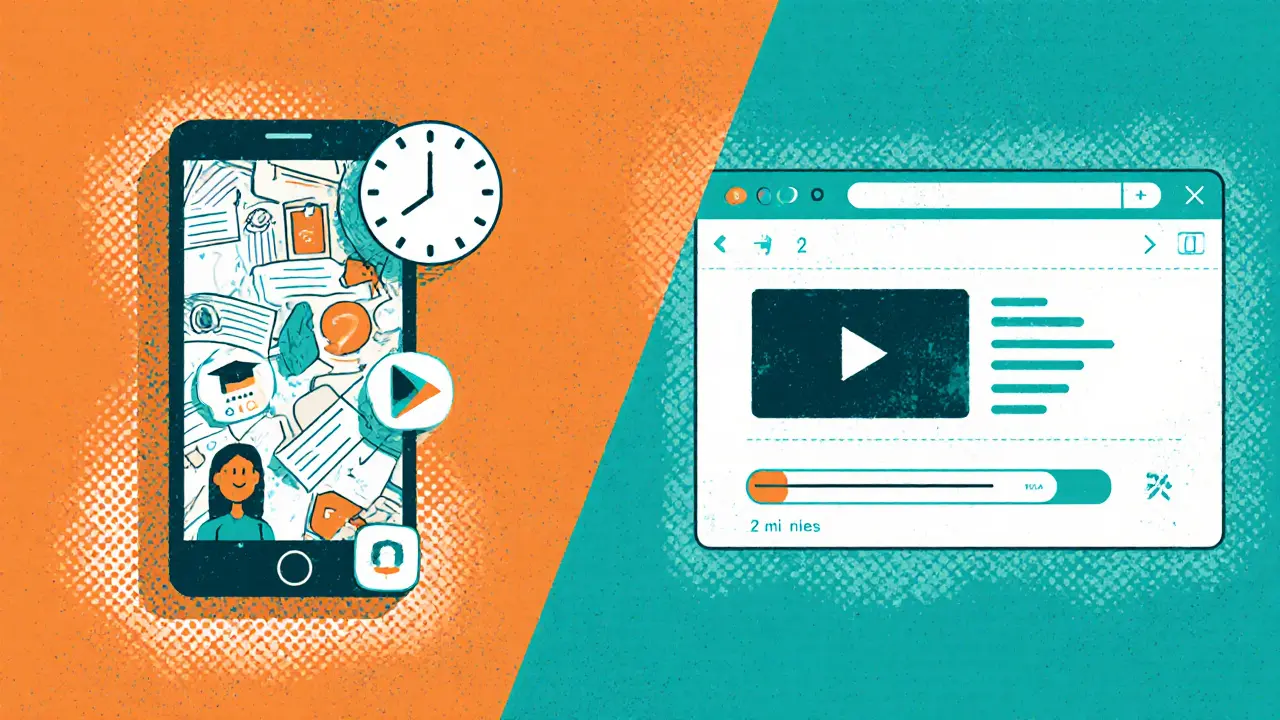 Сравнение времени входа: 11 минут в магазине приложений против 2 минут в браузере