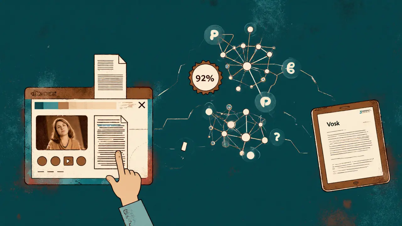 Гибридная система: Yandex SpeechKit и Whisper работают вместе, чтобы улучшить транскрипцию, Vosk работает офлайн.