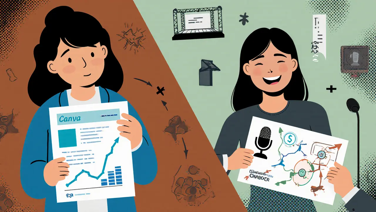 Разделённая сцена: слева — беспомощная попытка самому запустить проект, справа — стратегия с продюсером.