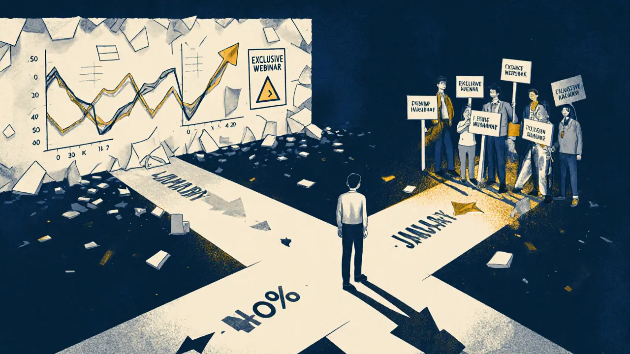 Выбор между скидкой и эксклюзивным бонусом в январе, один путь ведет к провалу, другой — к успеху.