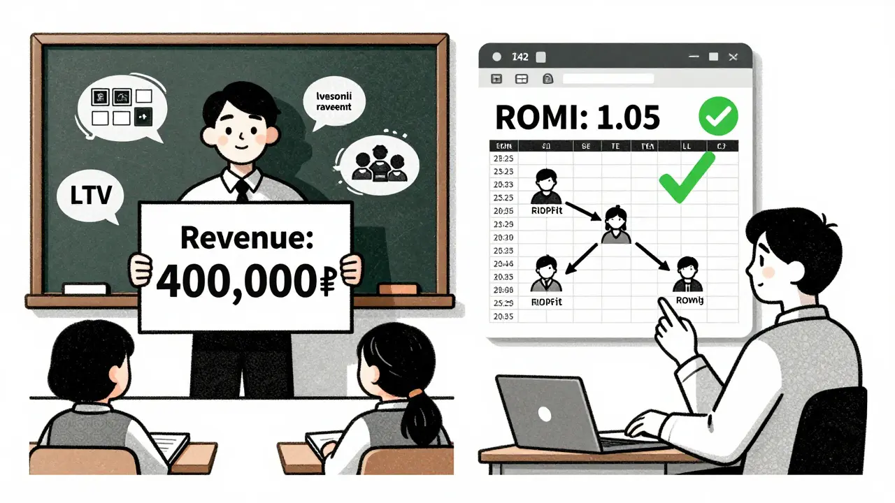 Два класса: один с ошибкой расчёта по выручке, другой — с правильным расчётом чистой прибыли