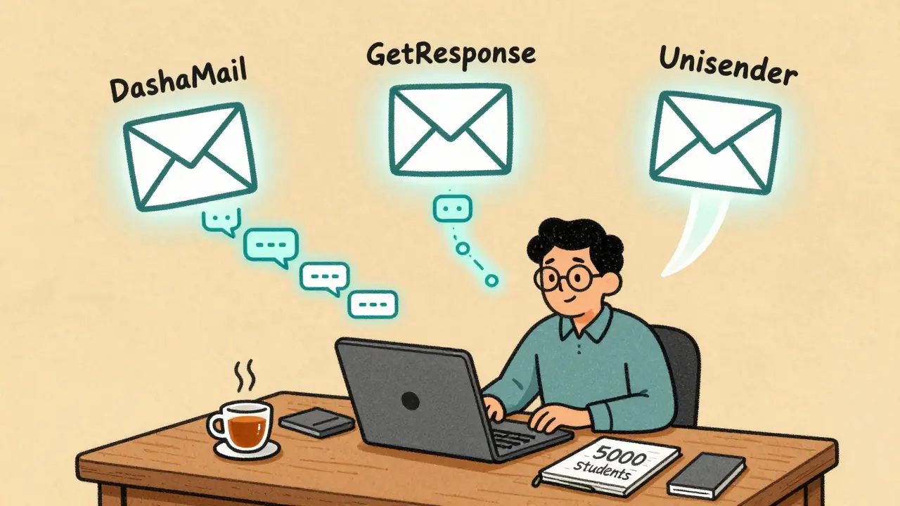 Сервисы email-рассылок 2025: DashaMail, GetResponse, Unisender - что выбрать для онлайн-школы
