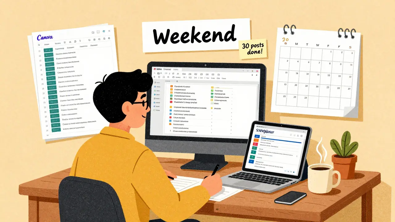 Контент-пакеты для SMM: как подготовить 30 постов за выходные для онлайн-школы