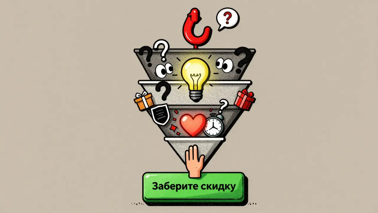 Воронка продаж по формуле AIDA: как превратить внимание в покупки