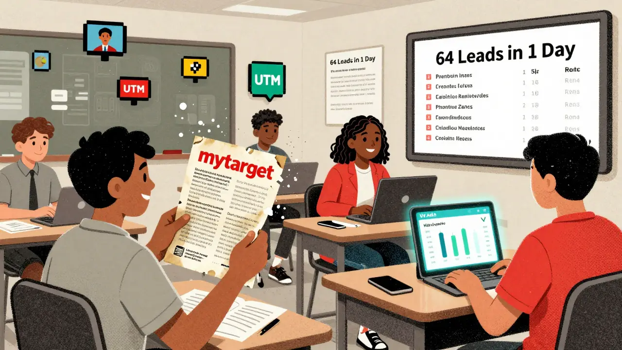 Студенты получают лиды через VK Ads, а старые рекламные материалы разрушаются