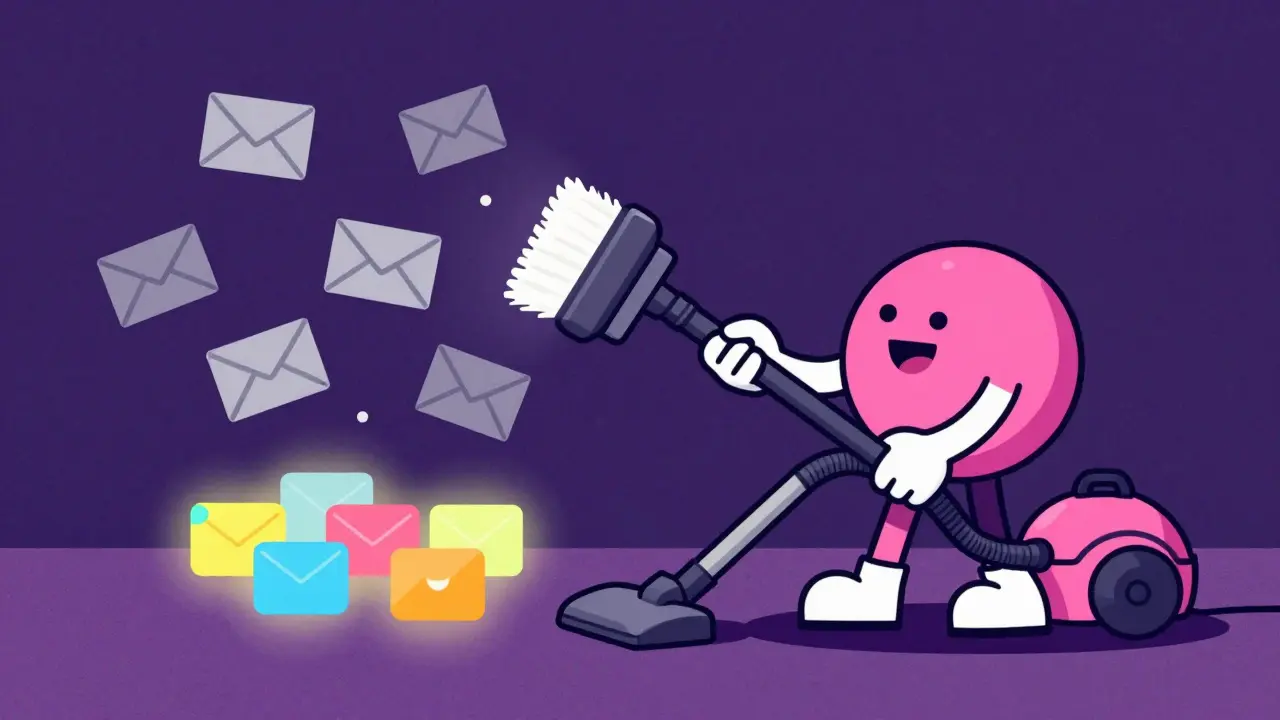 Очистка базы от неактивных контактов в стиле ризографии