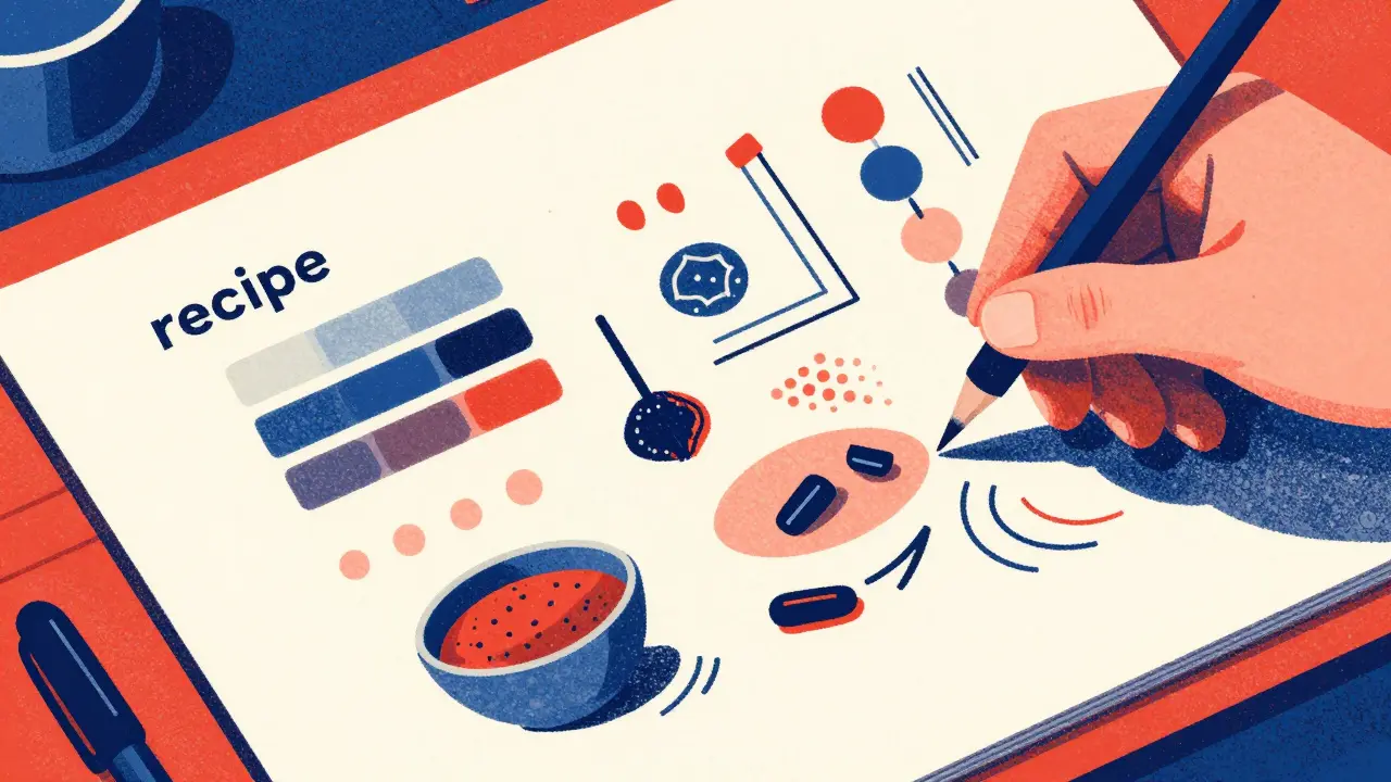 Процесс разбора художественного стиля на отдельные элементы в стиле ризографии