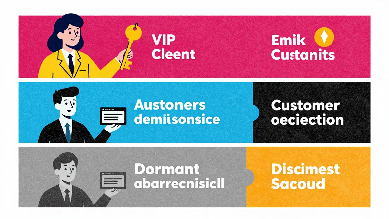 Сегментация клиентов по ценности: VIP, стандартные и спящие